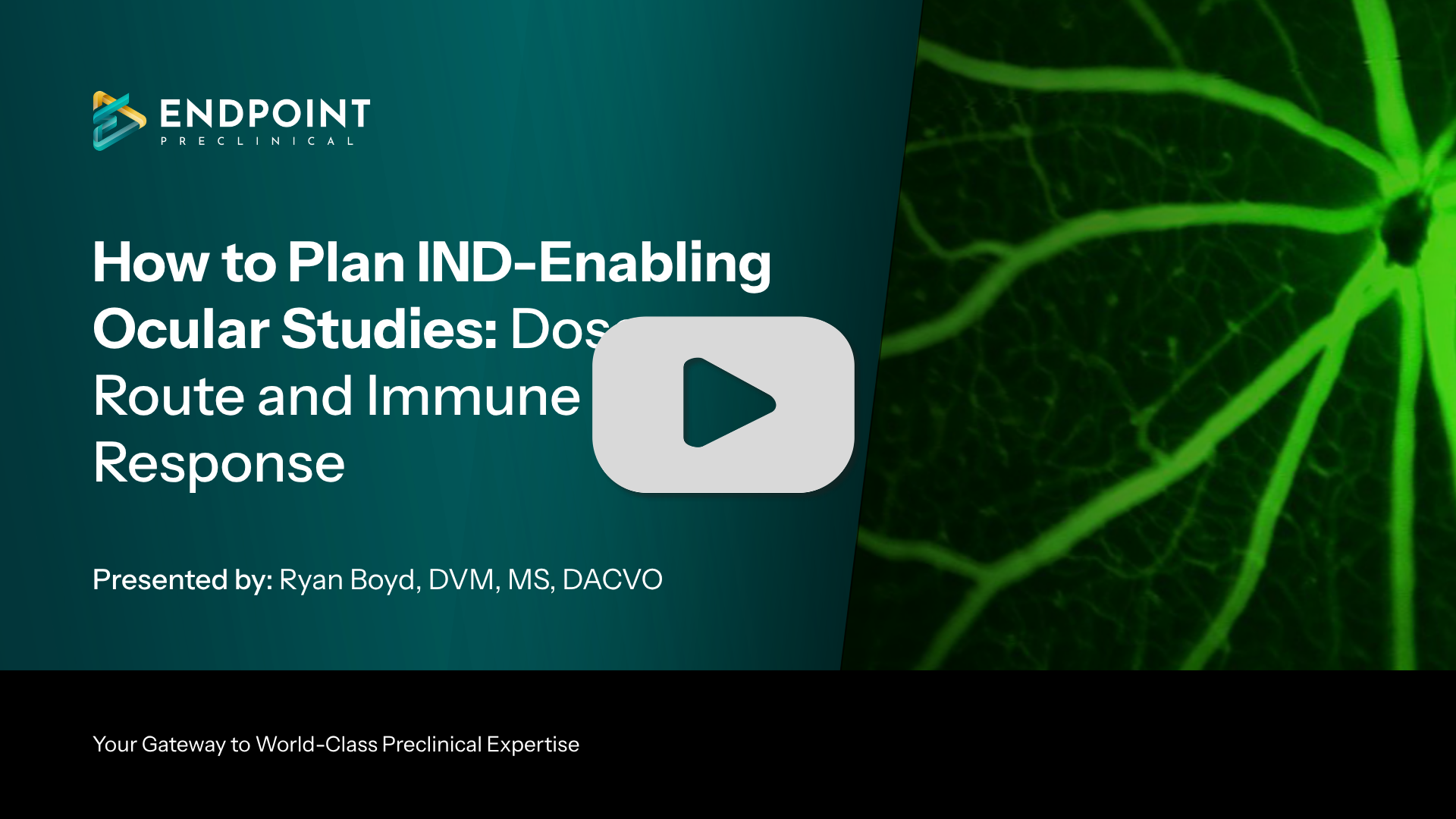 On-Demand Webinar - How to Plan IND-Enabling Ocular Studies: Dose Route and Immune Response - Endpoint Preclinical
